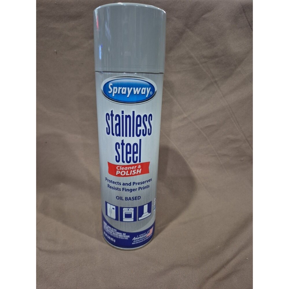 New Sprayway SW841R Stainless Steel Cleaner & Polish Oil Based Appliance 15oz